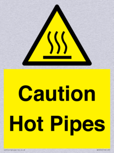 Caution Hot Pipes